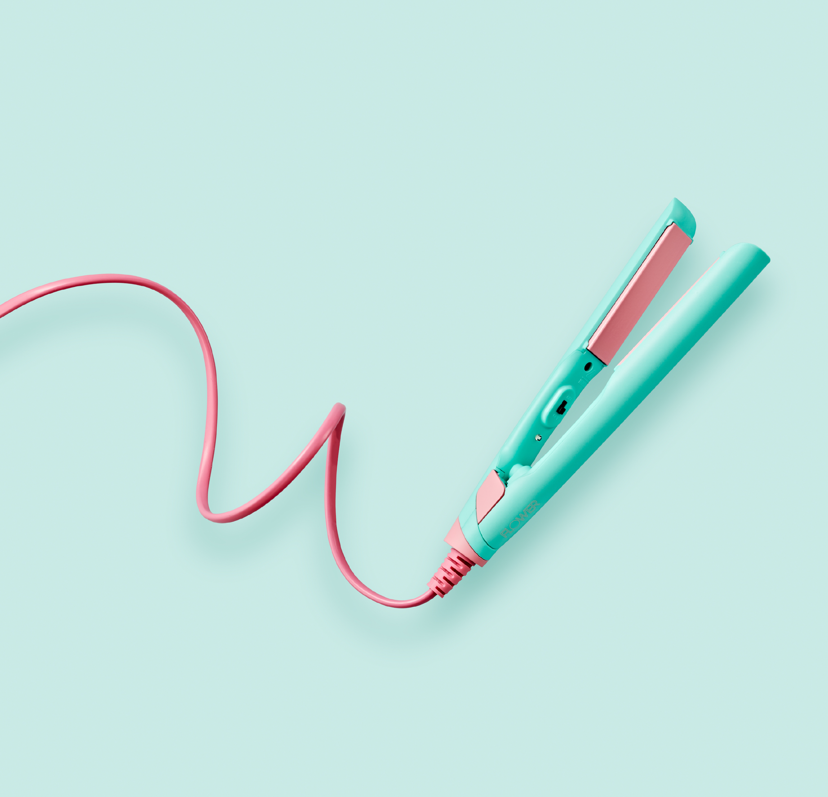 Travel Flat Iron Flower Hair Tools by Drew Barrymore Disco