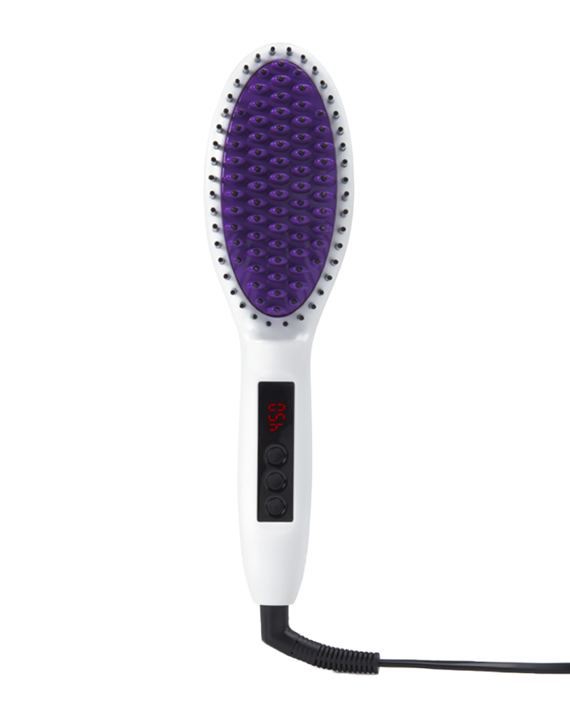 Straight up pro ceramic straightening brush best sale